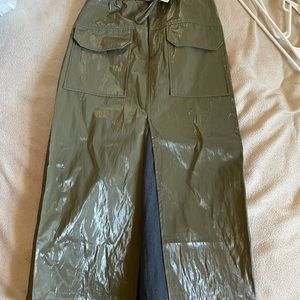 Zara faux leather skirt